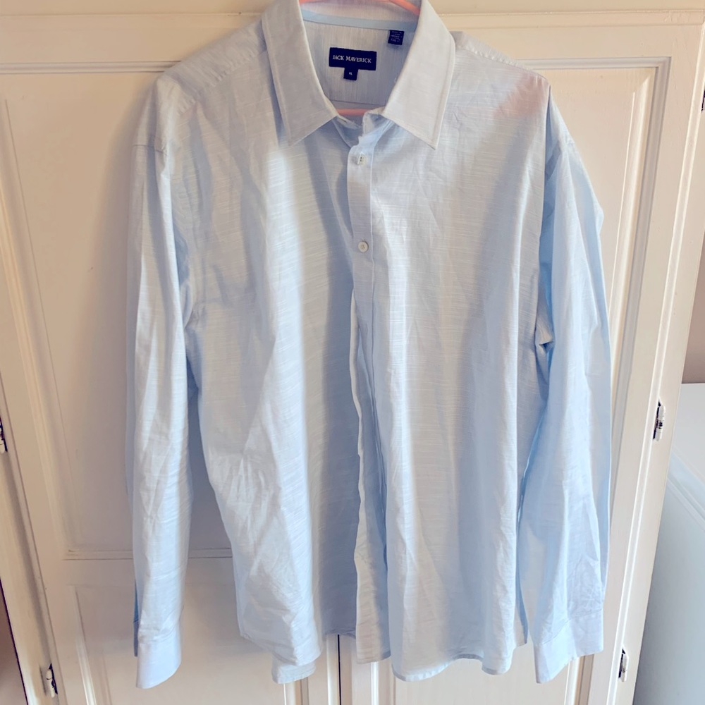 XL Jack Maverick , light blue Button Down shirt